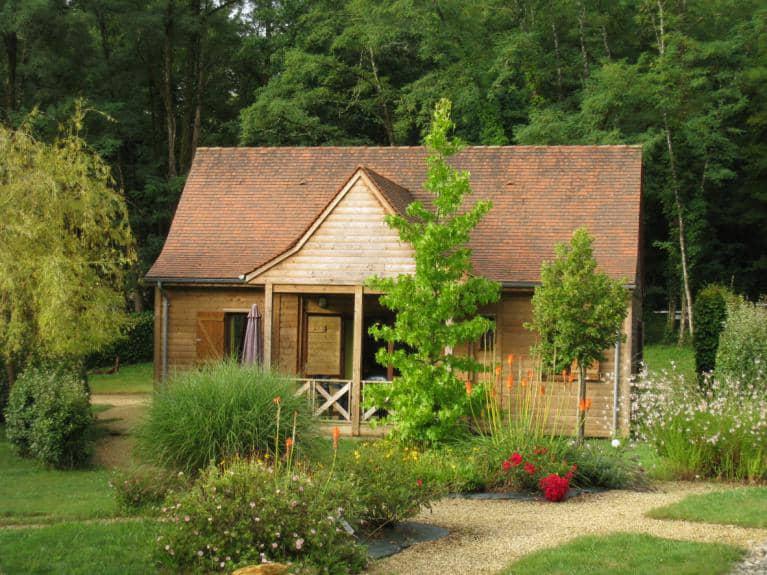 Chalet en bois au hameau de la borie